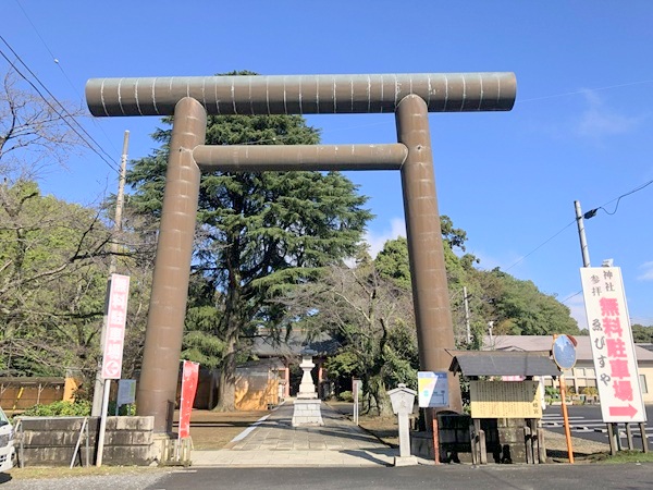 大宝八幡宮の一の鳥居
