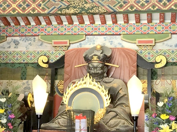 中山寺の閻魔大王坐像
