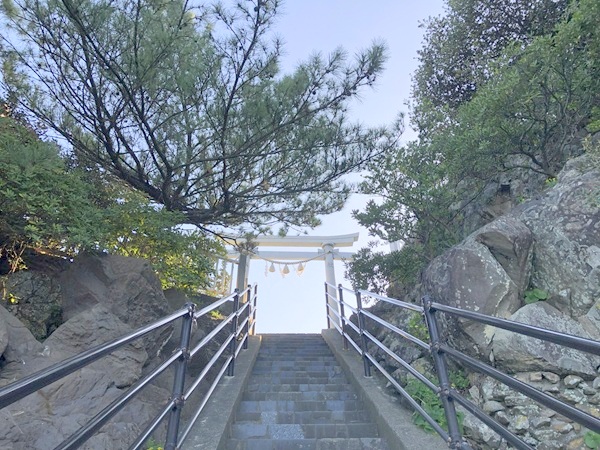 海津見神社の天空の鳥居
