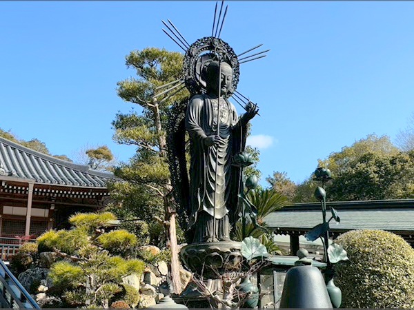清荒神清澄寺の一願地蔵尊の全体像