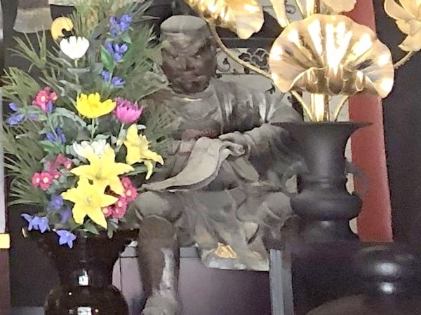 中山寺の司録のアップ