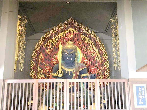 由加山蓮台寺の厄除け不動アップ